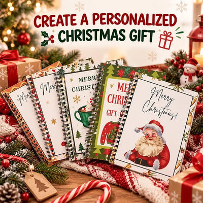 Christmas Gift Card Book – 12 Gift Card Pages & Personal Message Holder