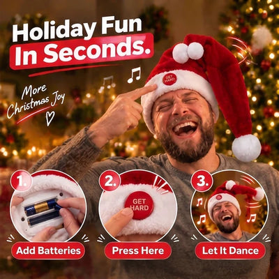 Singing & Dancing Santa Hat