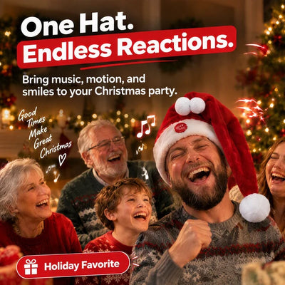 Singing & Dancing Santa Hat