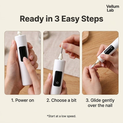 Electric Nail Grinder With LED Light