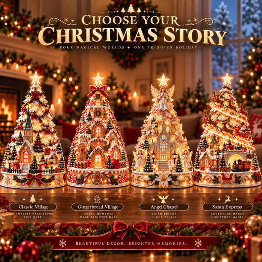 Christmas Village Lightscape Tree