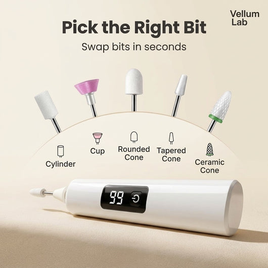 Electric Nail Grinder With LED Light