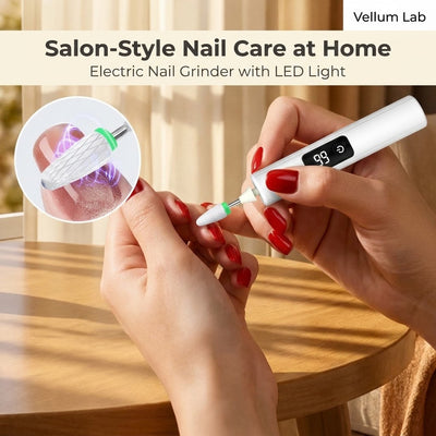 Electric Nail Grinder With LED Light