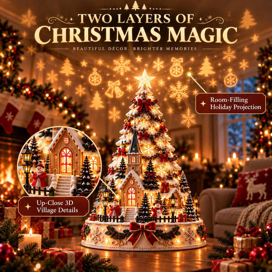 Christmas Village Lightscape Tree