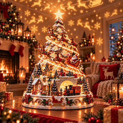 Christmas Village Lightscape Tree