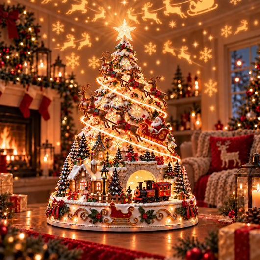 Christmas Village Lightscape Tree