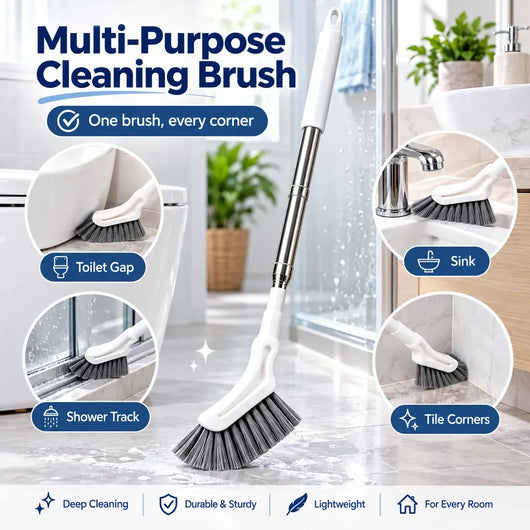 Telescopic Long Handle Crevice Cleaning Brush