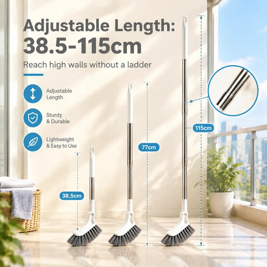 Telescopic Long Handle Crevice Cleaning Brush
