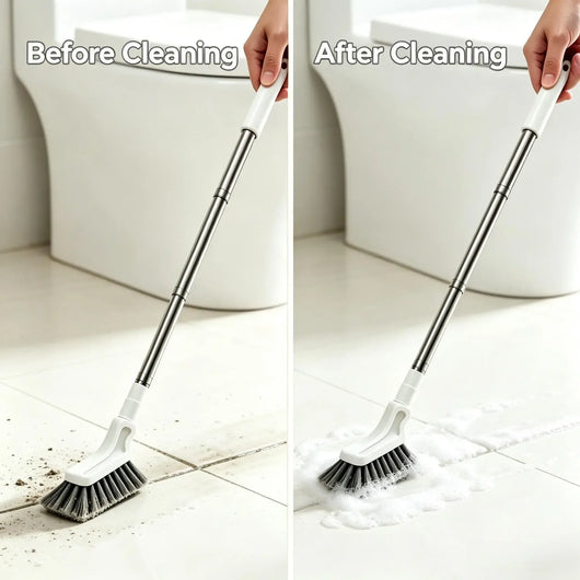 Telescopic Long Handle Crevice Cleaning Brush