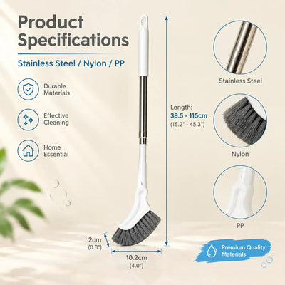 Telescopic Long Handle Crevice Cleaning Brush