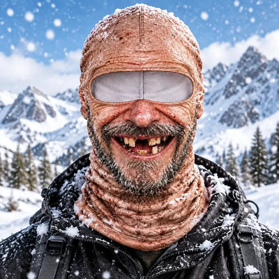Old Man Ski Mask 3D Funny Face Balaclava